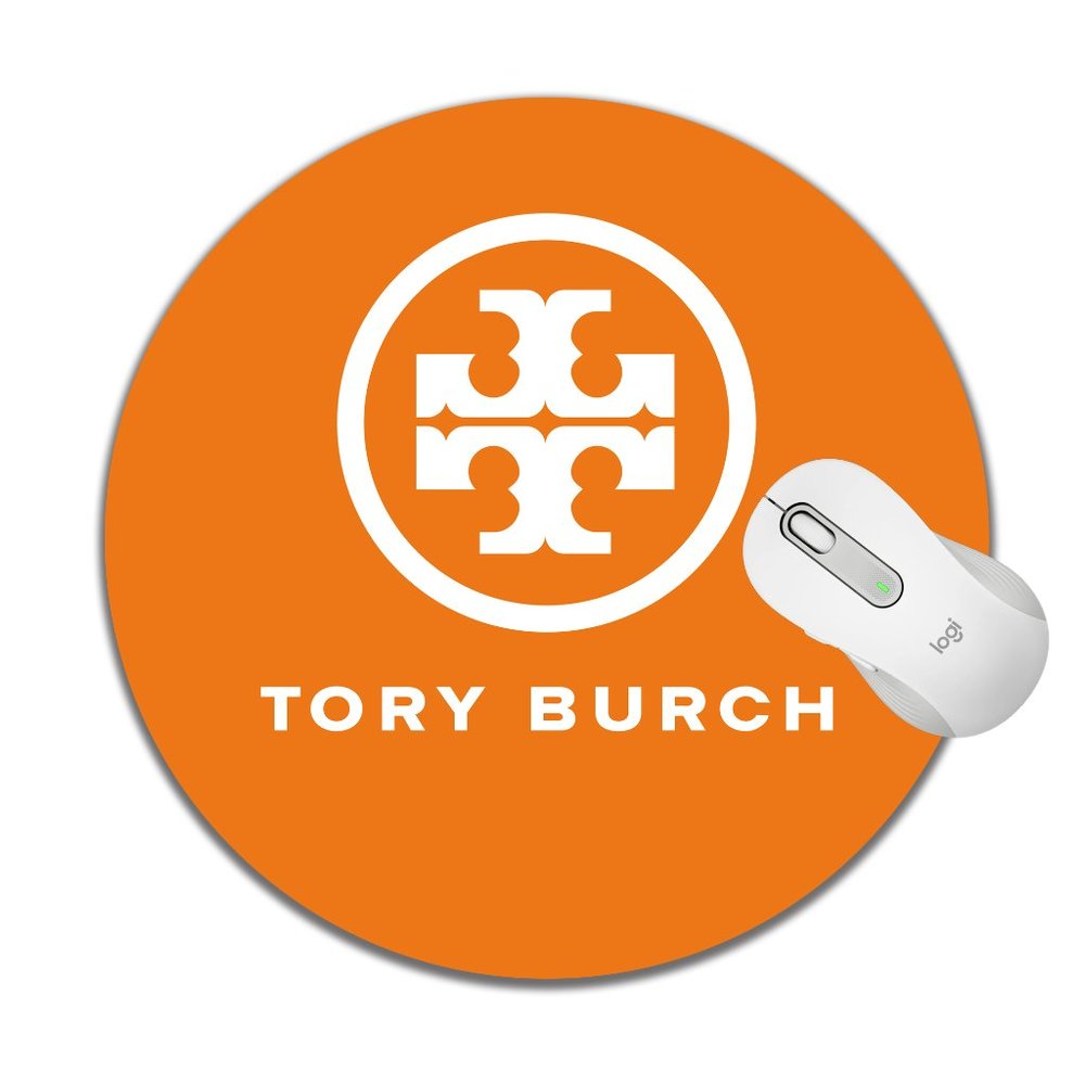 Tory Burch Orange Mouse Pad